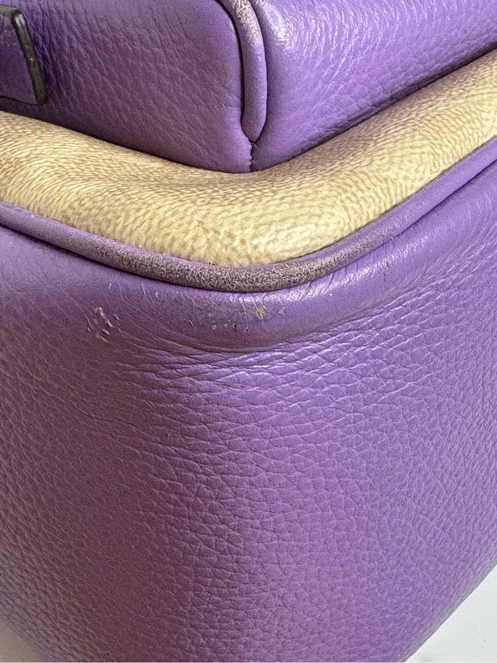 Coach Court Backpack CZ176 Signature Canvas Lavender Leather Bookbag